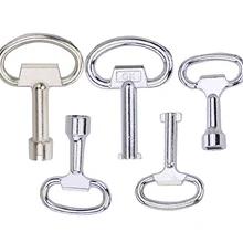 5 шт Электрический шкаф управления Аварийный ключ, треугольный квадратный круглый многофункциональный ключ