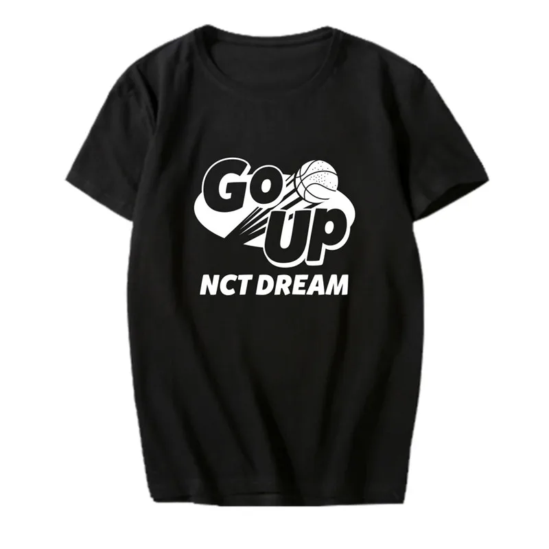 KPOP Nct Dream Mini 2th альбом We Go Up Tees Hip Hop футболка K POP с коротким рукавом топы футболки