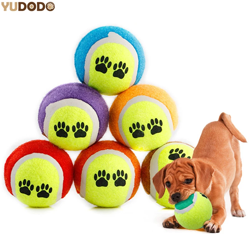 [3pcs/Lot] Tennis Ball Dog interactive Toys Run Fetch Throw Play Pet