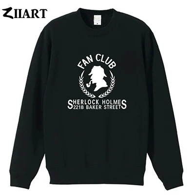  sherlock holmes 221B baker streets fan club couple clothes girls woman cotton autumn winter fleece 