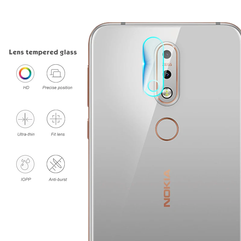 2 шт. Защитное стекло для задней камеры мягкая пленка Nokia X 71 7 Plus 8 Sirocco 5 1 X5 2018