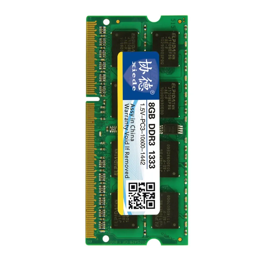 Модуль памяти DDR3 1333 8G для ноутбука, PC3-10600, совместимый с процессором Intel и процессором AMD