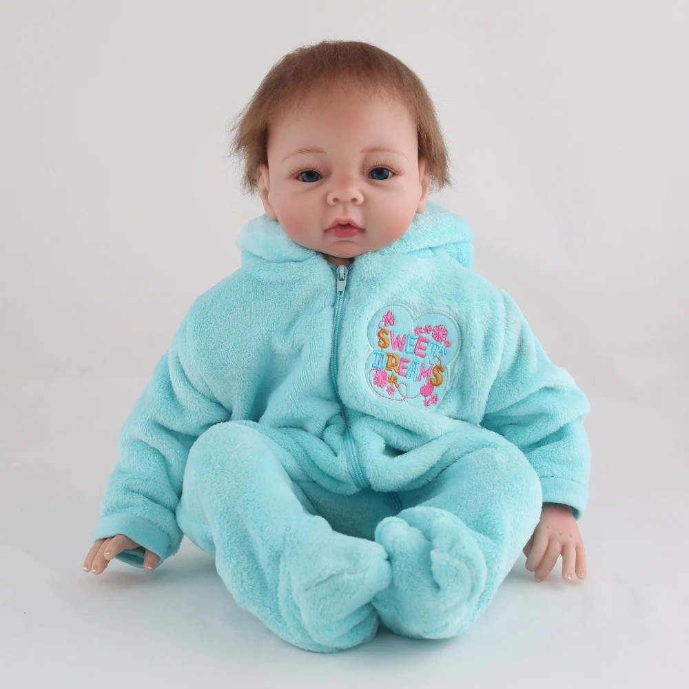 Кукла реборн NPKDOLL Реалистичная для новорожденных девочек размер 22 дюйма очень
