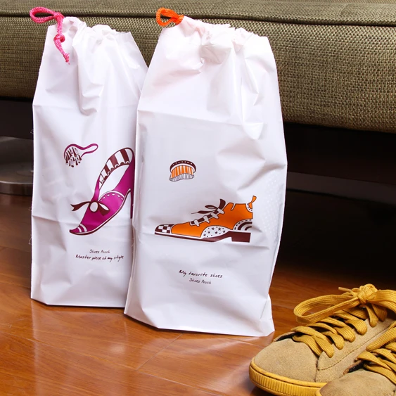 8 Psc/lot Waterproof shoes storage bag pvc tote travel clothing