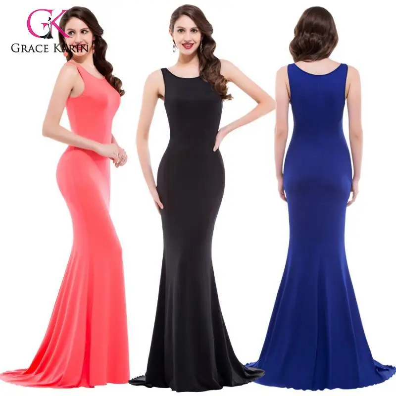 Женское вечернее платье без рукавов Gk облегающее длинное в западном стиле