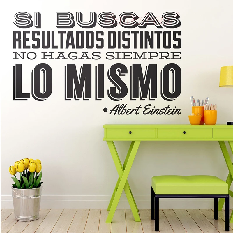 

Stickers Muraux Si Buscas Resultados Distintos Wall Decor Einstein Wall Art Wallpaper Mural Wall Decal Living Room Home Decor