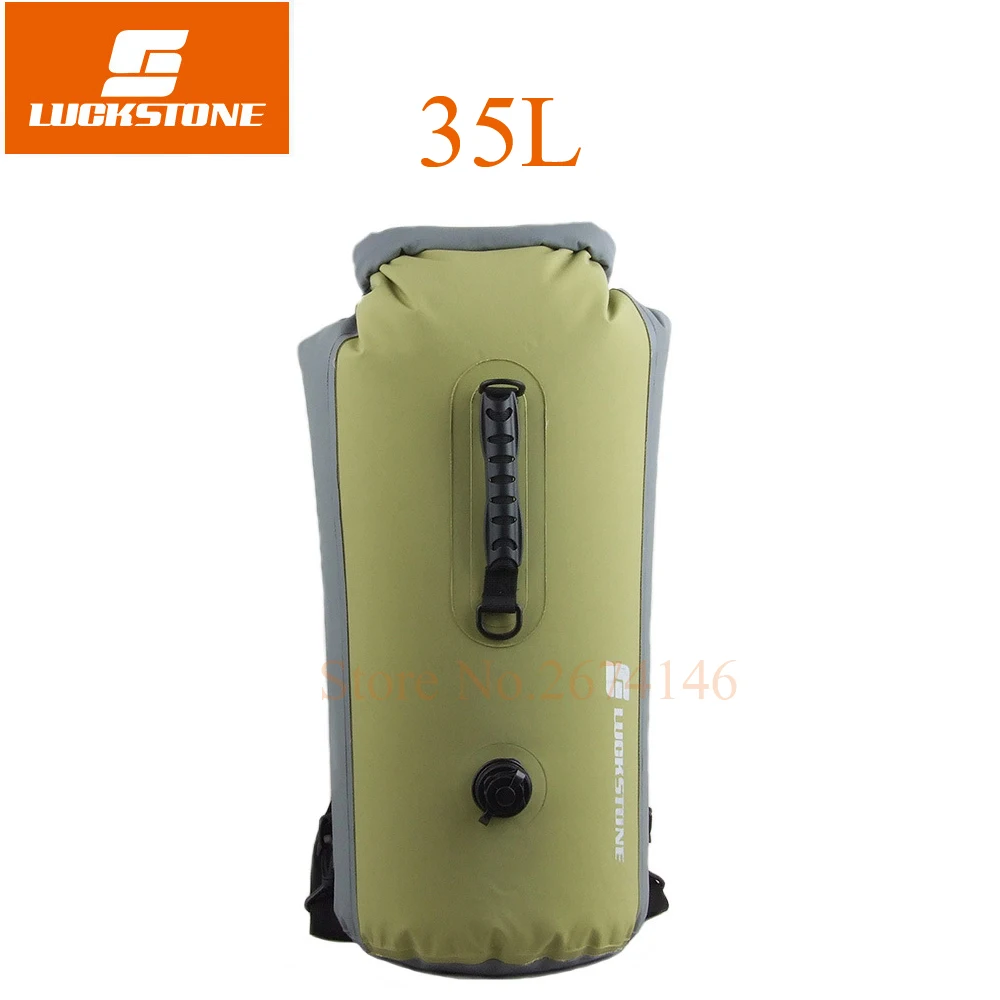 Prix pour LUCKSTONE 35L À La Dérive sac étanche piscine sec sac à dos PVC rafting en plein air Canoë Camping Piscine Plongée Accessoires Prix pour LUCKSTONE 35L À La Dérive sac étanche piscine sec sac à dos PVC rafting en plein air Canoë Camping Piscine Plongée Accessoires