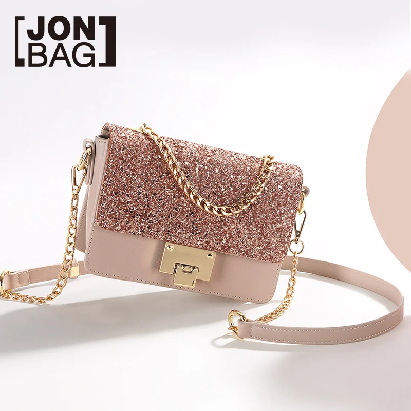 

JONBAG Small bag Korean version of a sense of fashion fashion wild chain hand strap shoulder slung chain girl bag