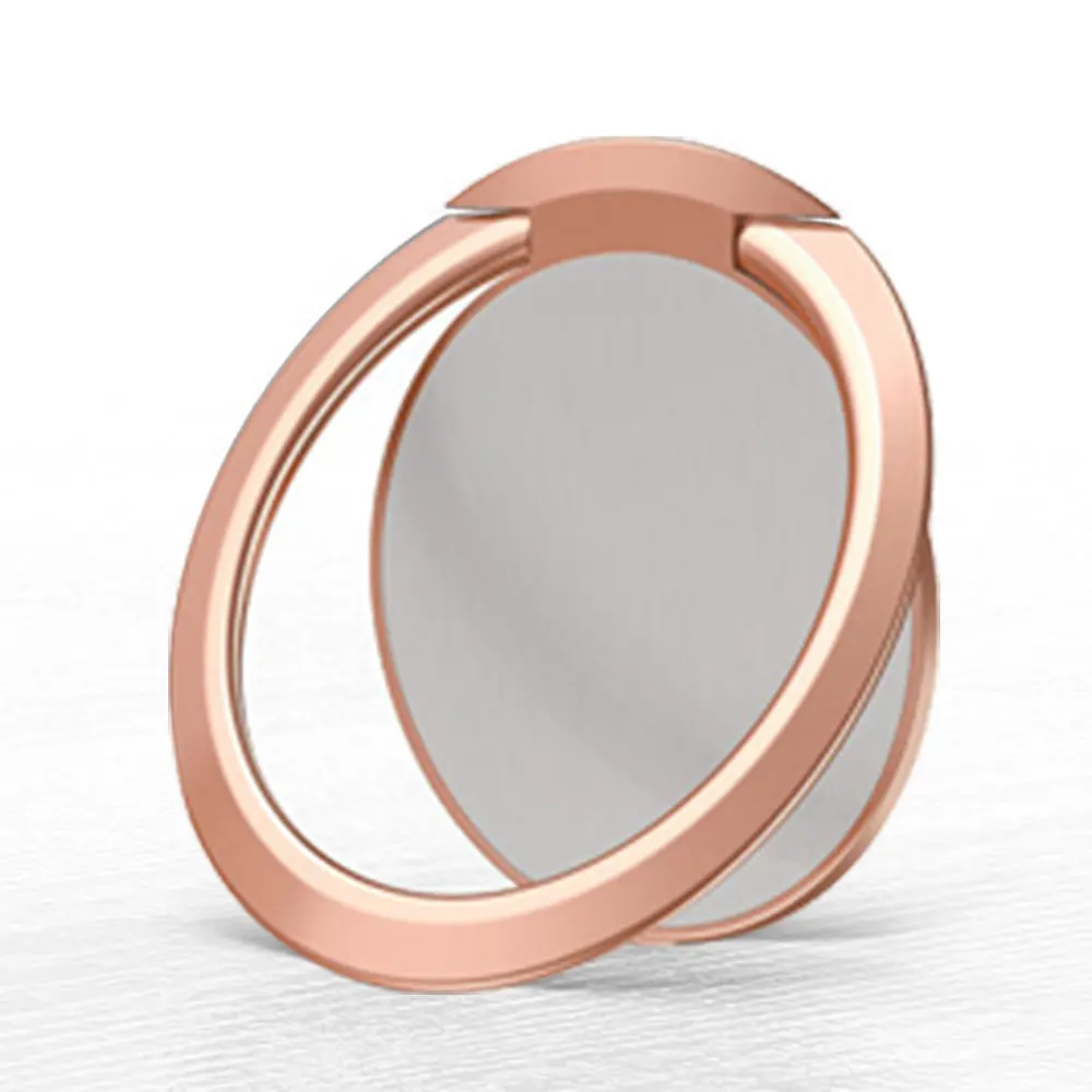 Ascromy, кольцо, подставка, ультра тонкий, вращение на 360 градусов, магнитное кольцо-держатель для Xiaomi pocophone f1, iPhone X 7, 8 Plus, oppo - Цвет: Розовый