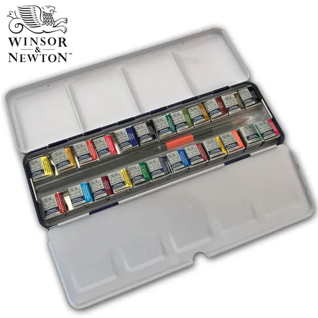 aliexpress com buy 100 geninue winsor newton cotman aquarelle 24