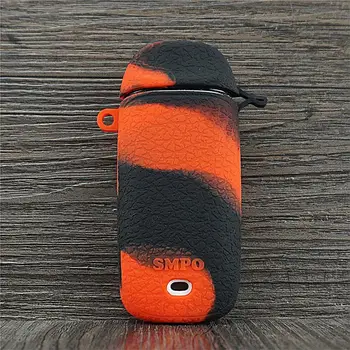 

50pcs silicone Case for Smpo 650mAh Mod Box texture Protective Cover Skin for Accessories Wrap Sleeve Gel decal durable