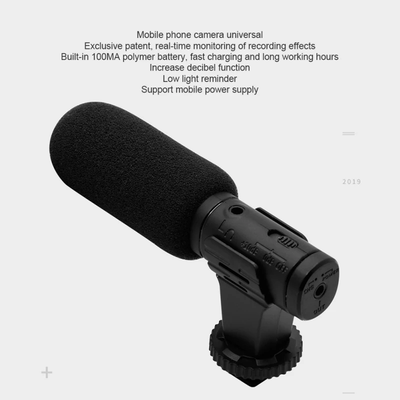 EDAL MIC-07 телефон камеры Универсальный мини портативный видео микрофон для SLR камеры s высокого качества