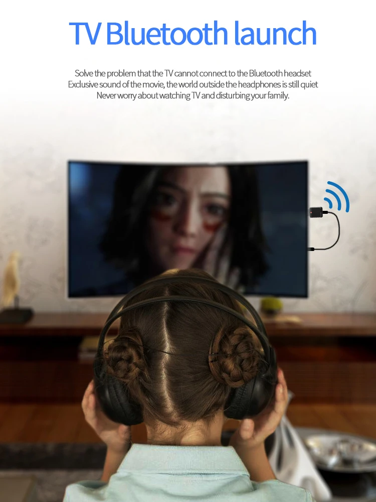3,5 мм AUX Стерео мини Bluetooth передатчик Bluetooth 5,0 аудио приемник передатчик для ТВ ПК компьютер для динамика наушники