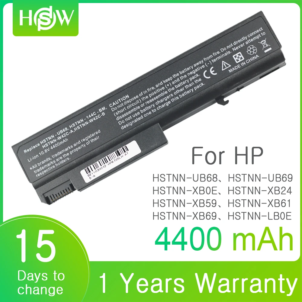 Аккумулятор для ноутбука HP EliteBook 6 ячеек 6930p 8440p ProBook 458640-542 6440b 6445b 6450b 6540b 6545b 6550b 6555b