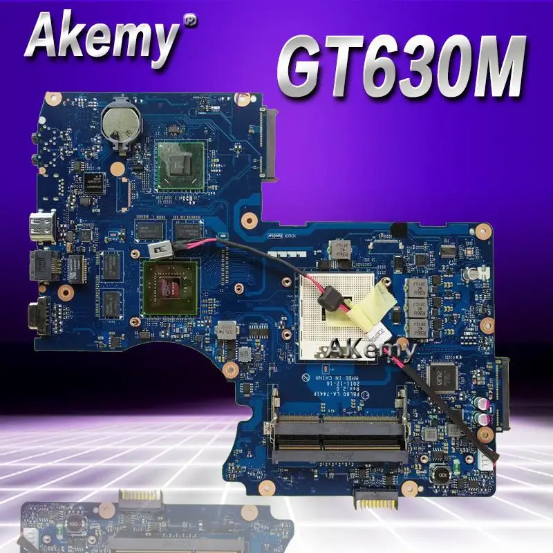 

Akemy LA-7441P PBL80 REV:2.0 Laptop motherboard for ASUS K93S K93 K93SV K93SM Test original mainboard GT630M