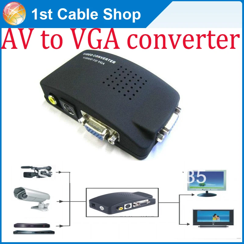 vga composite av rca to vga converter av in and vga out vga composite av rca to vga converter av in and vga out