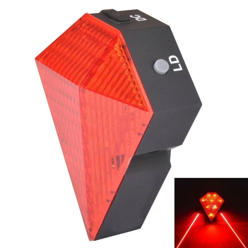 Rechargeable-Bike-Rear-Light-Cycling-Safety-Zone-Lamps-Bycicle-Red-Laserwaterproof-8-LED-Diamond-Super-Bright-Taillights-Security-Warning-Lights (2)