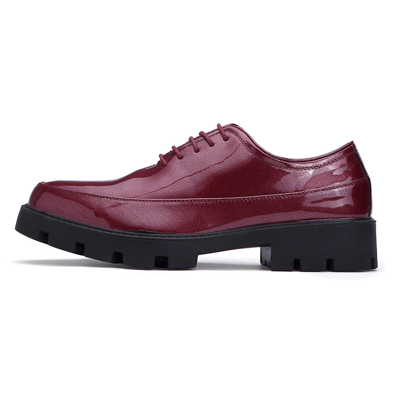 men designer shoe luxury brand italian formal pointed toe patent leather dress safety foowear male platform oxford shoes for men (4)