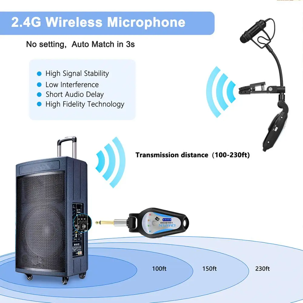KIMAFUN KM-CX306-3 Professional 2.4G Instrument