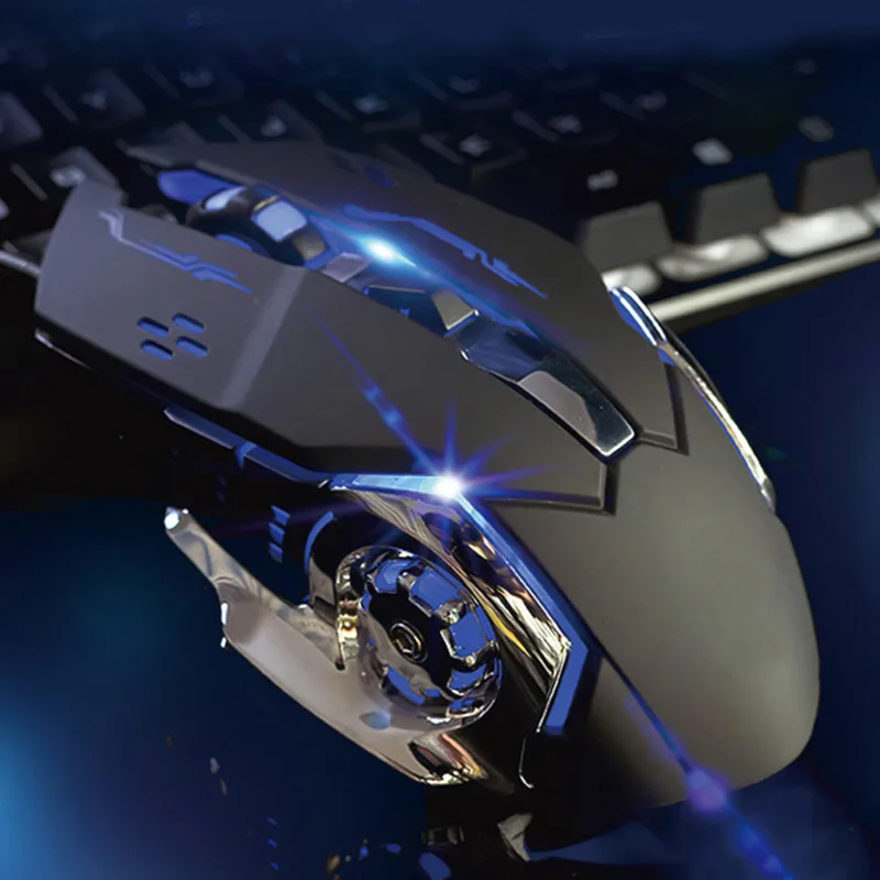 Basix USB Wired Gaming Mouse silent 3200 DPI1
