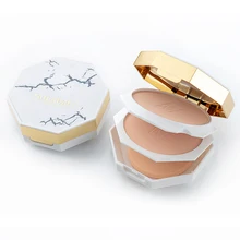 Два в одном, макияж, Солнцезащитный блок, пудра для лица, хайлайтер, мерцающий, контроль жирности, осветляющая, прессованная пудра, палитра, контур, макияж TSLM1