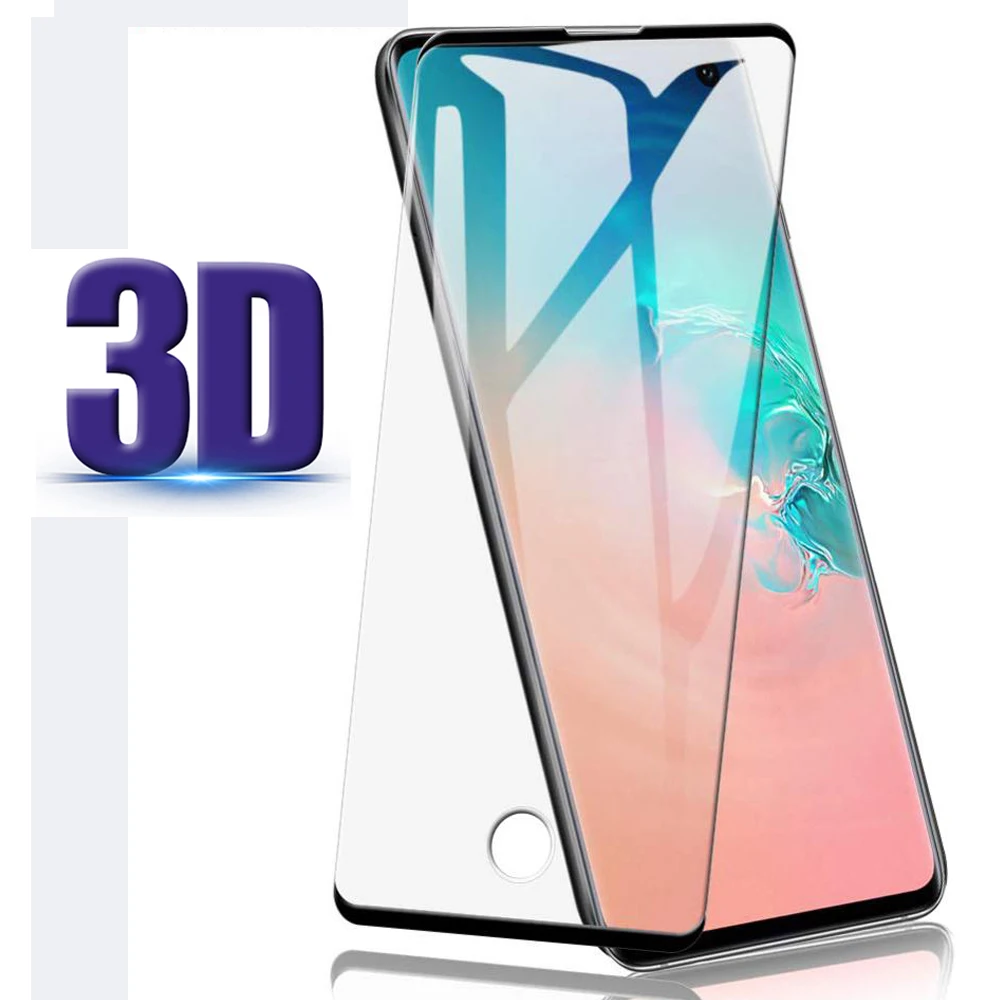 3D изогнутое стекло для Samsung Galaxy S10 Plus S9 закаленное S10e S 9 10 S9Plus Защитная пленка