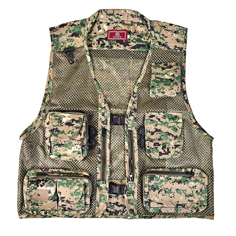 

Ultralight Fishing Vest Men Jacket Breathable Quick Dry Mesh Tactical Military Camping Man Waistcoat Mutil-Pocket Fish Clothes