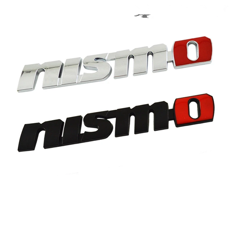 3D Металл Авто Nismo значок наклейка серебристый/черный для Teana TIIDA QASHQAI SYLPHY солнечный стиль эмблема Стикеры