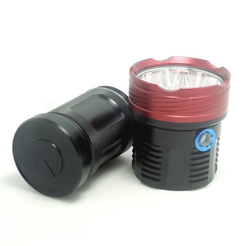 Tinhofire 9T6 фонарик 15000 люмен 9xT6 светодиодный 9 x CREE XM L T6 с батареей 4000 мАч и зарядным