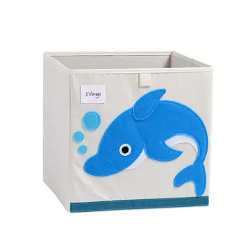 

1 Pc Clothes Storage Box Foldable Waterproof Cartoon Patterned Sotrage Container Toys Storage Cube Book Organizer for Toys
