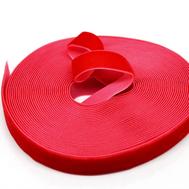 25 Ярдов Красный Бархат Лента Рубан 5/8 &quotШирокий Свадьба Украшения DIY Craft Скрап
