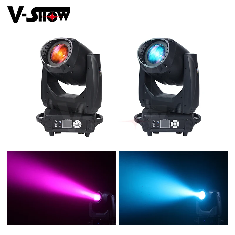 Vshow 2 шт. 200 Вт CMY Wash светодиодный подвижный головной светильник с зумом DMX 512 DJ диско