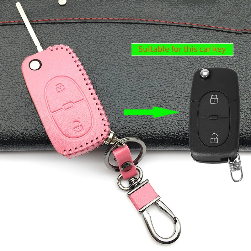 Latest car leather key cover car key case for Audi A2 A3 A4 A6 TT Car