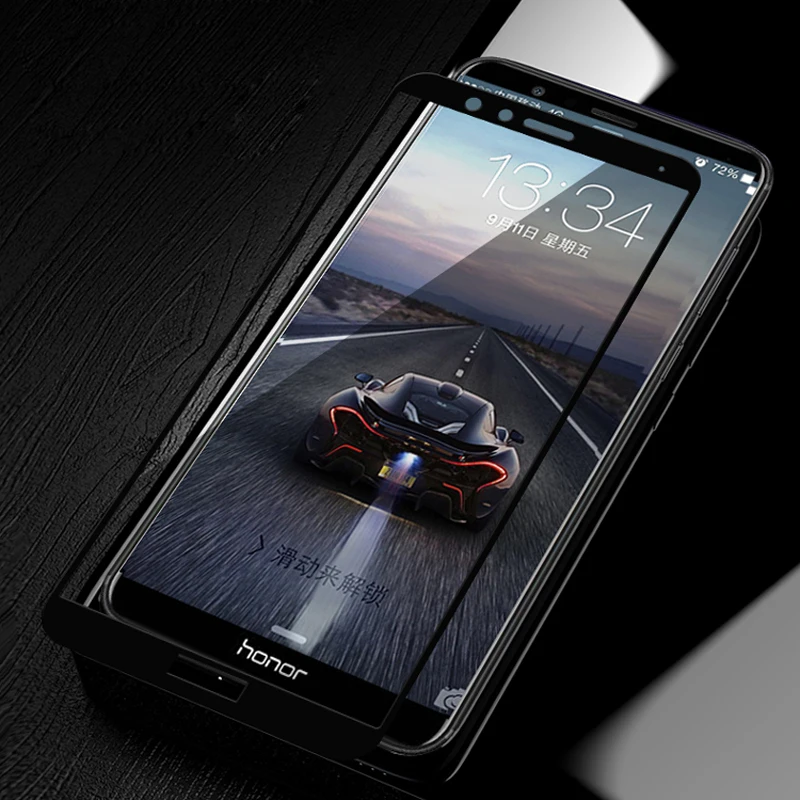 

for Huawei Honor 7X Glass Tempered Full Cover Tempered Glass For Huawei Honor 7X Screen Protector Protective Glass for honor 8X
