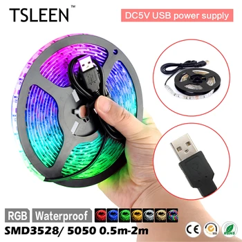 

Bike Decoration USB SMD 5050 RGB LED Strip Waterproof 2M 60LED DC 12V Fita LED Light Strips Flexible Neon Tape Luz Monochrome