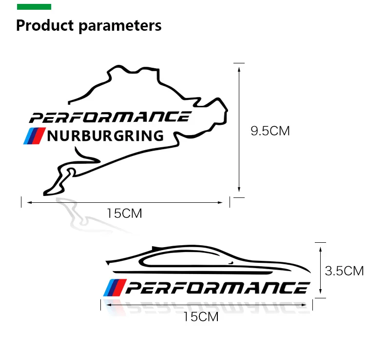 Airspeed Car Stickers M Performance Auto Sticker Fuel Tank Cap Decal Accessories for BMW E46 F30 E90 E60 F20 F10 E36 E39 E87 E70 (11)