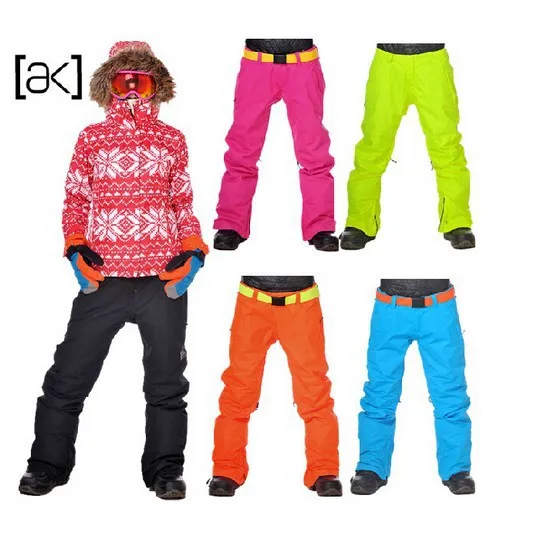 2014 burton ak 2L high Q Fabric women's Snowboard pants 8 colors