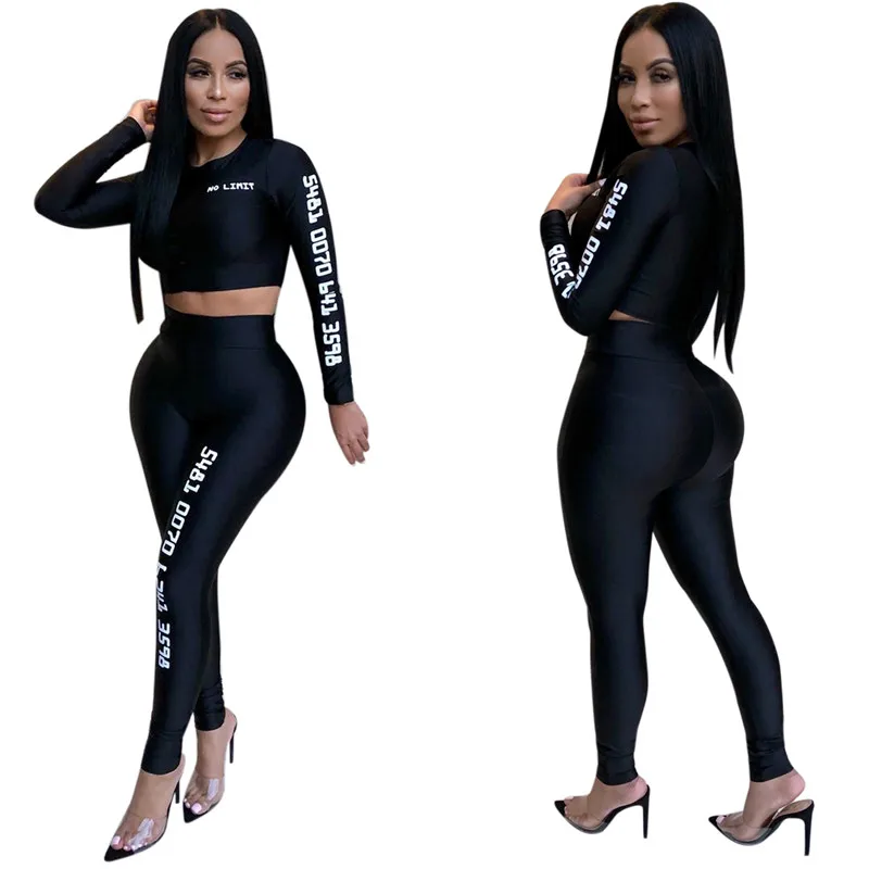 12 European and American sexy letter offset printing set sexy sequined jumpsuit fashion suit Bodysuit Female Evening Night Club Wear11