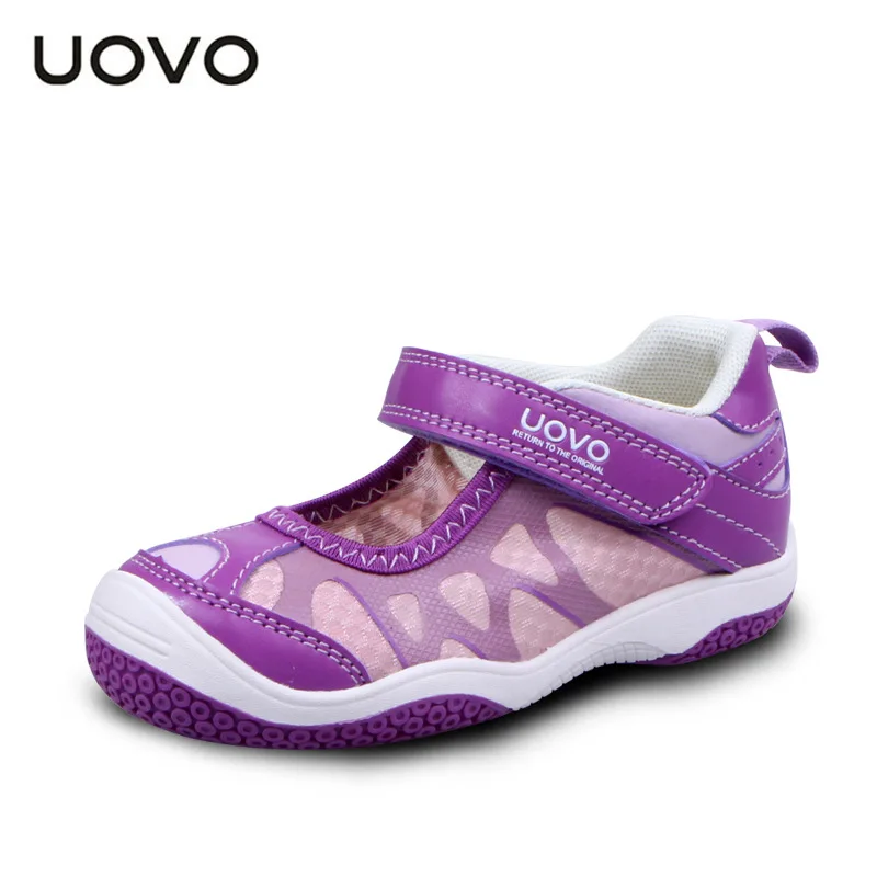 UOVO breathable embossed children summer toddler girl sandals soft baby girls shoes closed toe sandals flat sandalet 2 colors 0 18 summer infant toddler shoes breathable crib baby shoes soft sole fashion baby girl shoes
