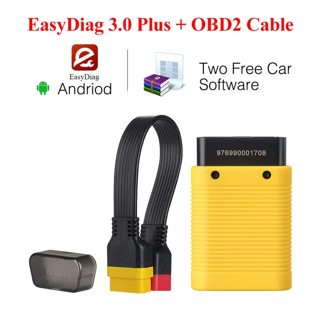 EasyDiag 3,0 OBD2 диагностический инструмент Easydiag 3,0 plus для Android/IOS OBDII Bluetooth лучше, чем easydiag 2,0 - Цвет: 3.0 plus with cable