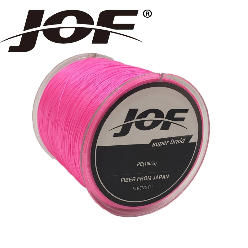 Jof серии 150 м 4 пряди Multifilament Рыбная ловля линии супер сильным pe 4 цвета 8-100LB Плетеный Рыбная ловля линии