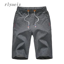 Rlyaeiz негабаритных M-8XL шорты мужские летние мужские шорты для фитнеса высококачественные быстросохнущие мужские повседневные шорты на шнурке