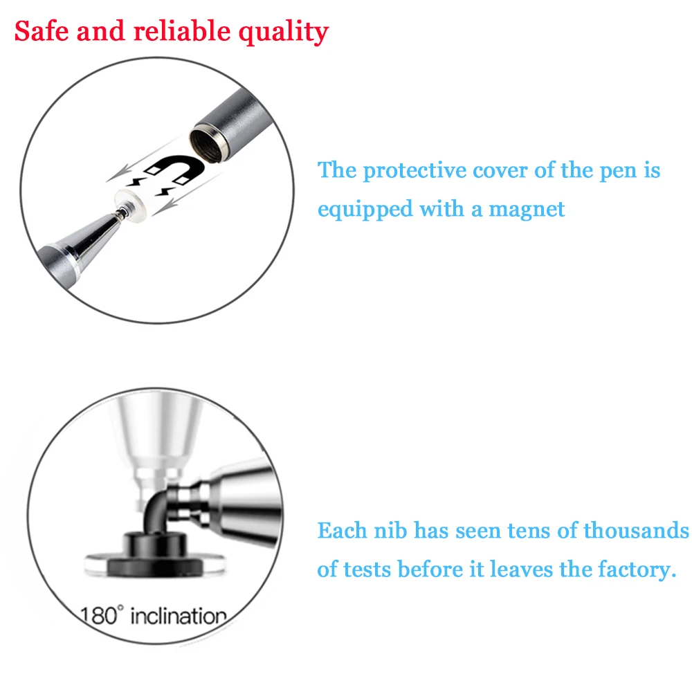 Качество Нержавеющая сталь стилус для сенсорного экрана, точность для Apple iPhone 6/7/8/X/XS/XR для iPhone XS Max планшет со стилусом для Ipad Air Pro/1/2/3/4