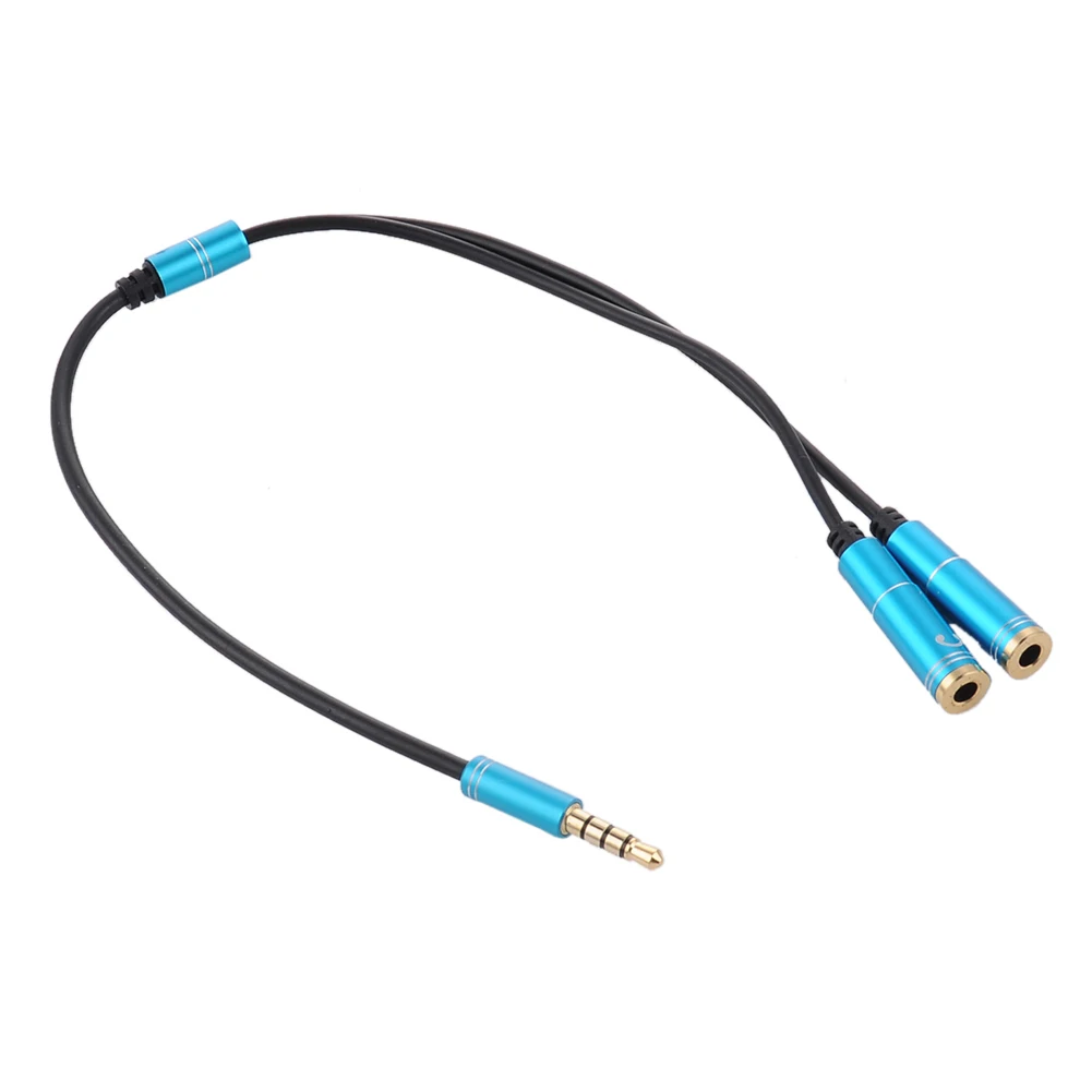 Аудиокабель с разъемом 3 5 мм для наушников и микрофона|3.5mm mic|headphone splittersplitter audio mic |