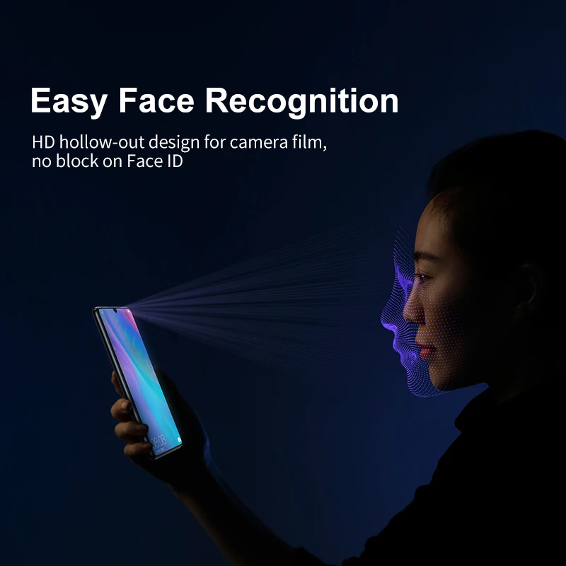 Baseus 2pcs Screen Protector Tempered Glass For Huawei P30 Pro Hydrogel Film Protective Front Glass Film For Huawei P30 P30Pro