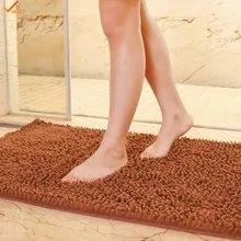 40*60 см мягкий и Впитывающий Коврик для ванны Нескользящая шенильная микрофибра коврик для ванной комнаты