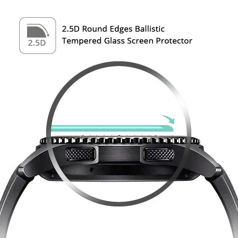 5 шт/2 шт/1 шт./лот для samsung Galaxy Watch стекло 42 мм 46 мм закаленное стекло HD экран протектор 9H Взрывозащищенная защитная пленка