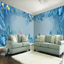 3d wallpaper beautiful tropical plants and flamingo whole house custom background wall 3d wallpaper beautiful tropical plants and flamingo whole house custom background wall