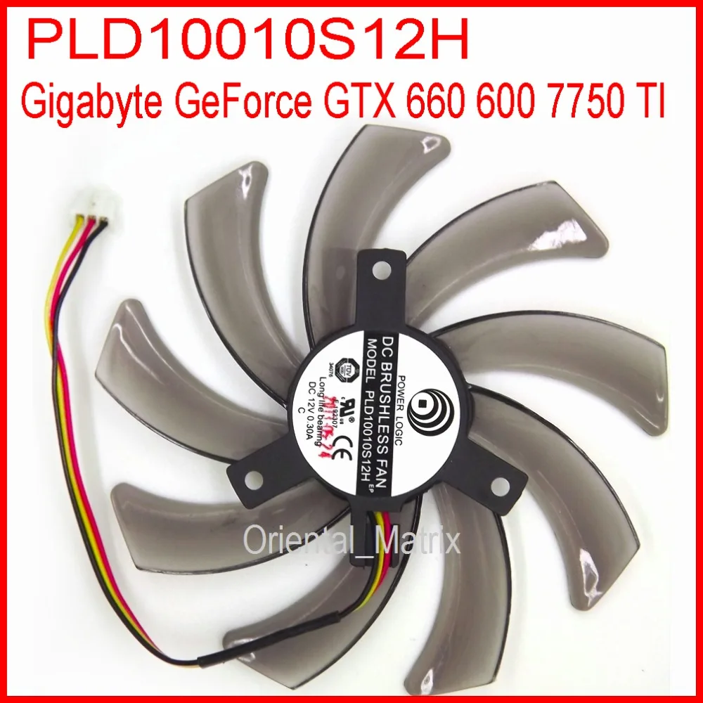 Бесплатная доставка PLD10010S12H 12 В 0 30a 95 мм для видеокарты Gigabyte GeForce GTX 660 600 7750 TI