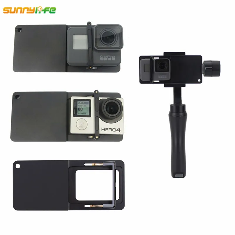 Карманный шарнирный стабилизатор Адаптер для GoPro Hero 4 3 + Yi 4k переключатель камеры